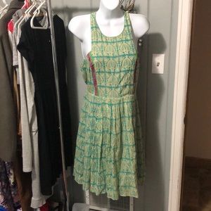 Plenty by Tracy Reese blue print dress size 6